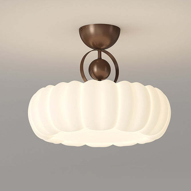 Modern Art Deco Bubble Feather Ceiling Light