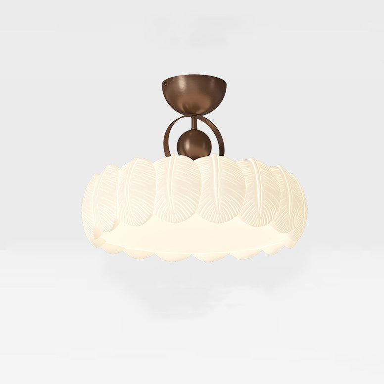 Modern Art Deco Bubble Feather Ceiling Light