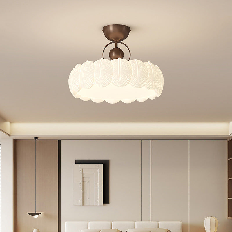Modern Art Deco Bubble Feather Ceiling Light