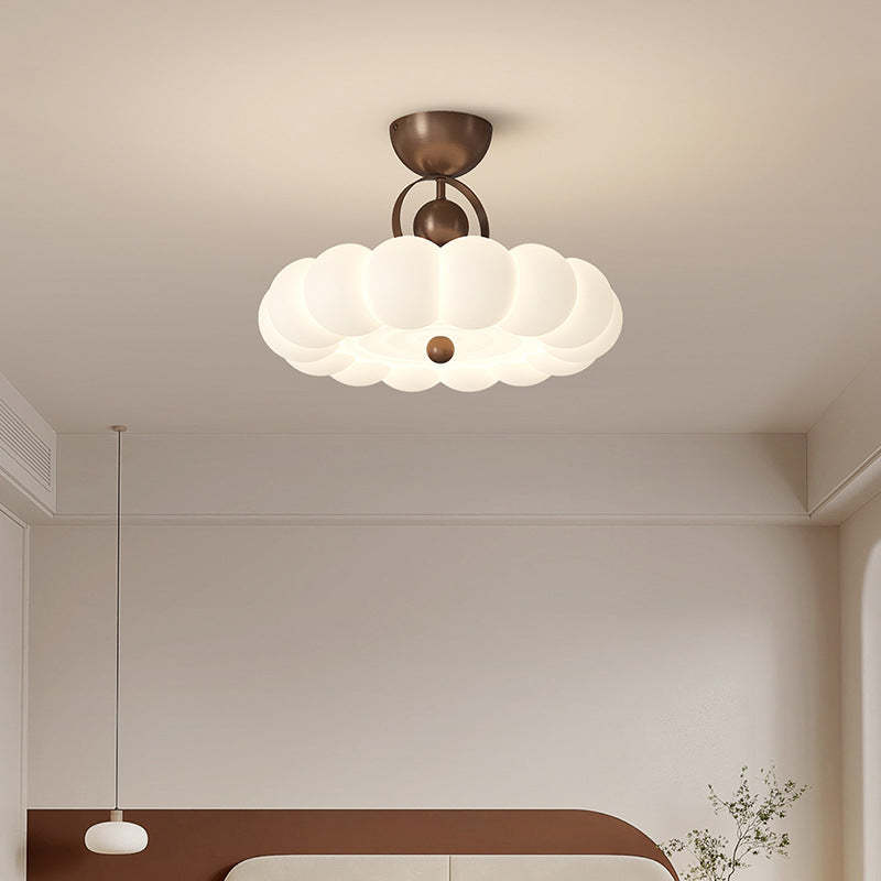 Modern Art Deco Bubble Feather Ceiling Light