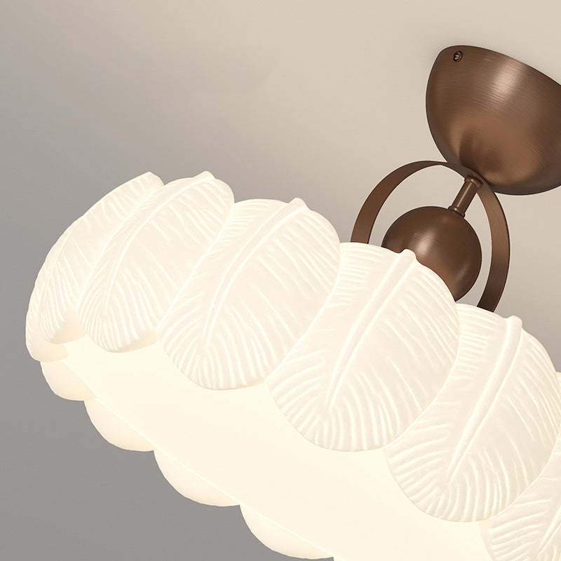 Modern Art Deco Bubble Feather Ceiling Light
