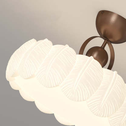 Modern Art Deco Bubble Feather Ceiling Light