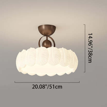 Modern Art Deco Bubble Feather Ceiling Light