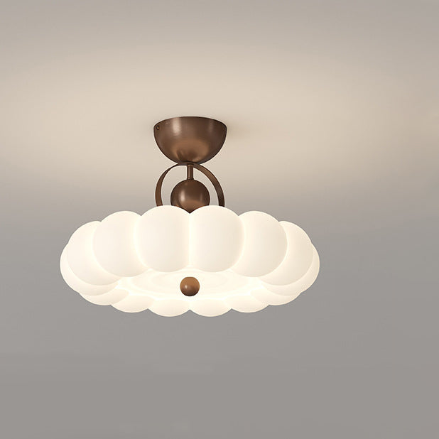Modern Art Deco Bubble Feather Ceiling Light