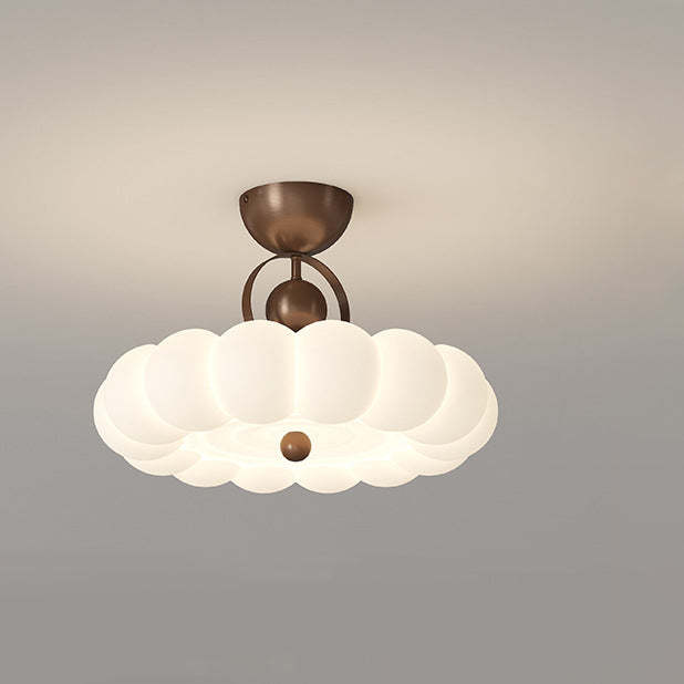 Modern Art Deco Bubble Feather Ceiling Light