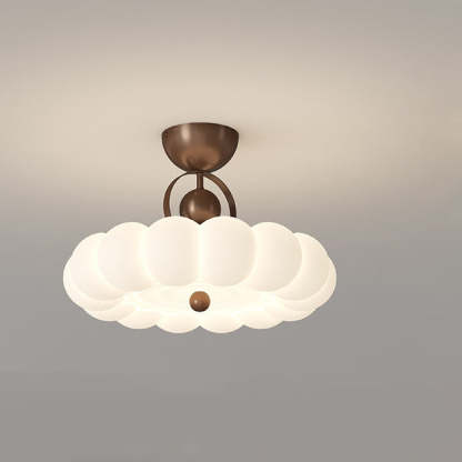 Modern Art Deco Bubble Feather Ceiling Light