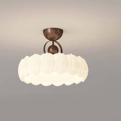 Modern Art Deco Bubble Feather Ceiling Light