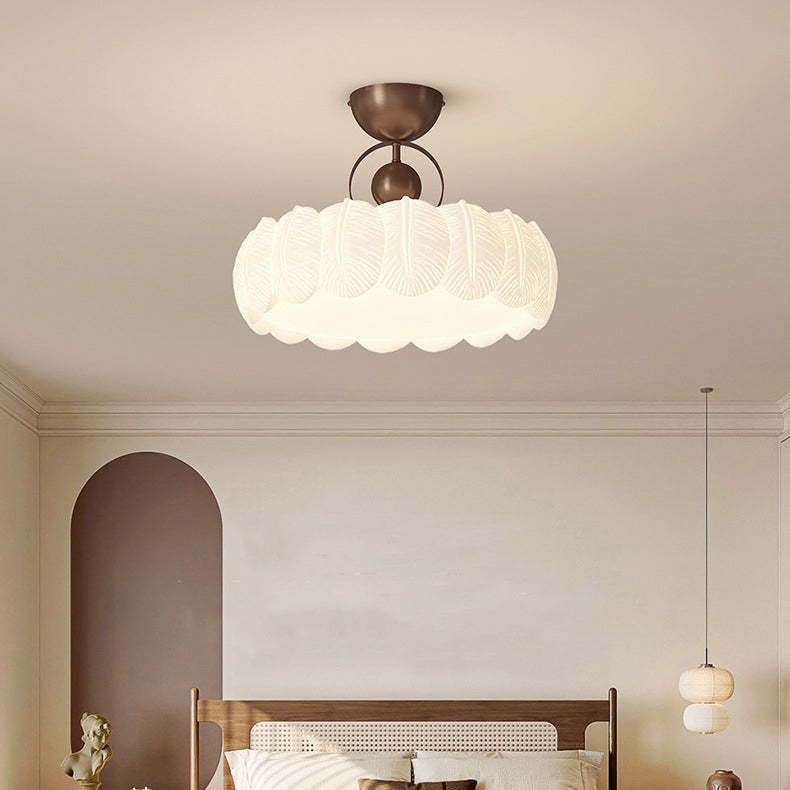 Modern Art Deco Bubble Feather Ceiling Light