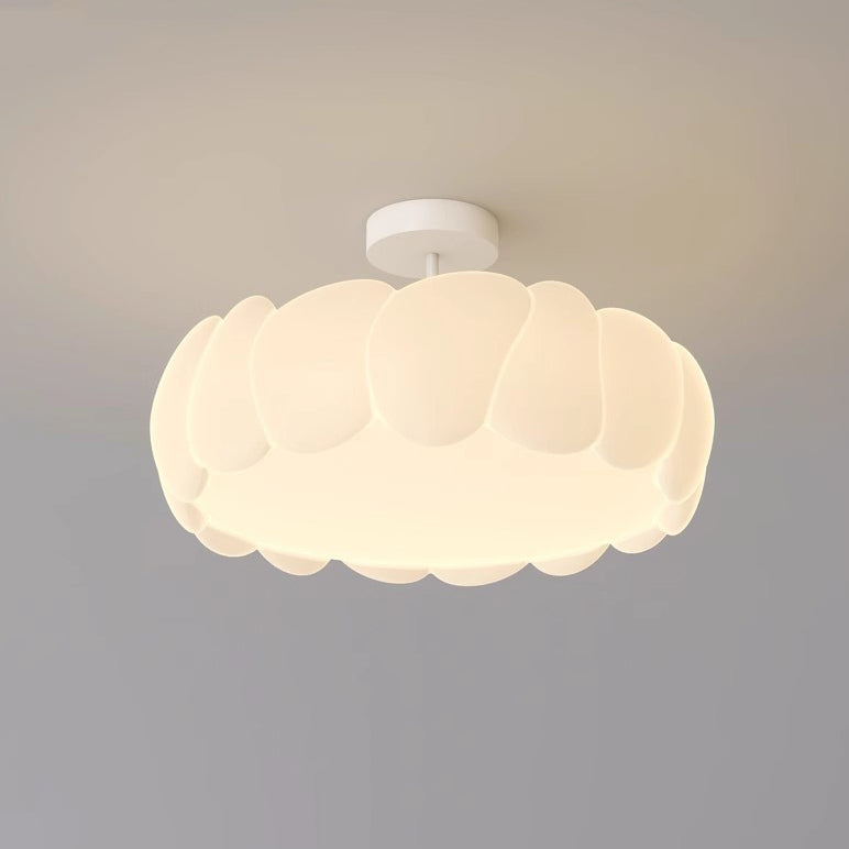 Minimalist Iron Wavy LED Ceiling Light