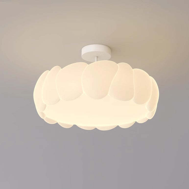 Minimalist Iron Wavy LED Ceiling Light