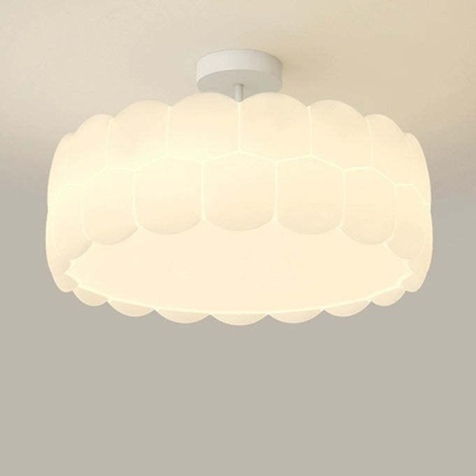 Minimalist Iron Wavy LED Ceiling Light