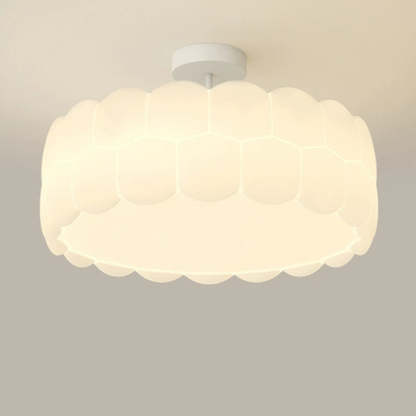 Minimalist Iron Wavy LED Ceiling Light