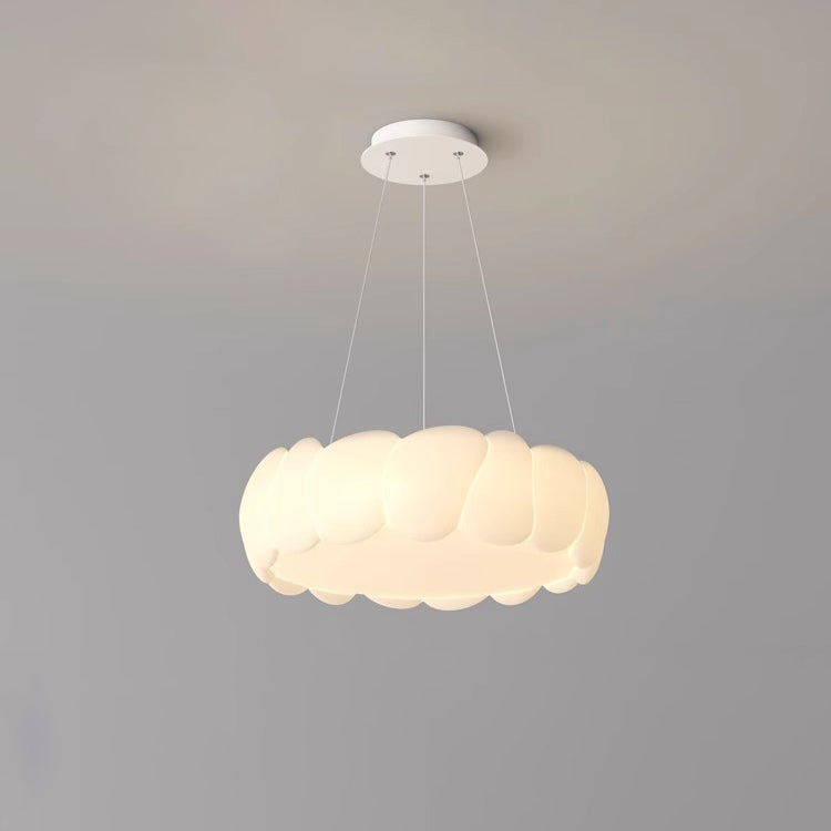 Contemporary Iron Bubble Wave Round LED Chandelier