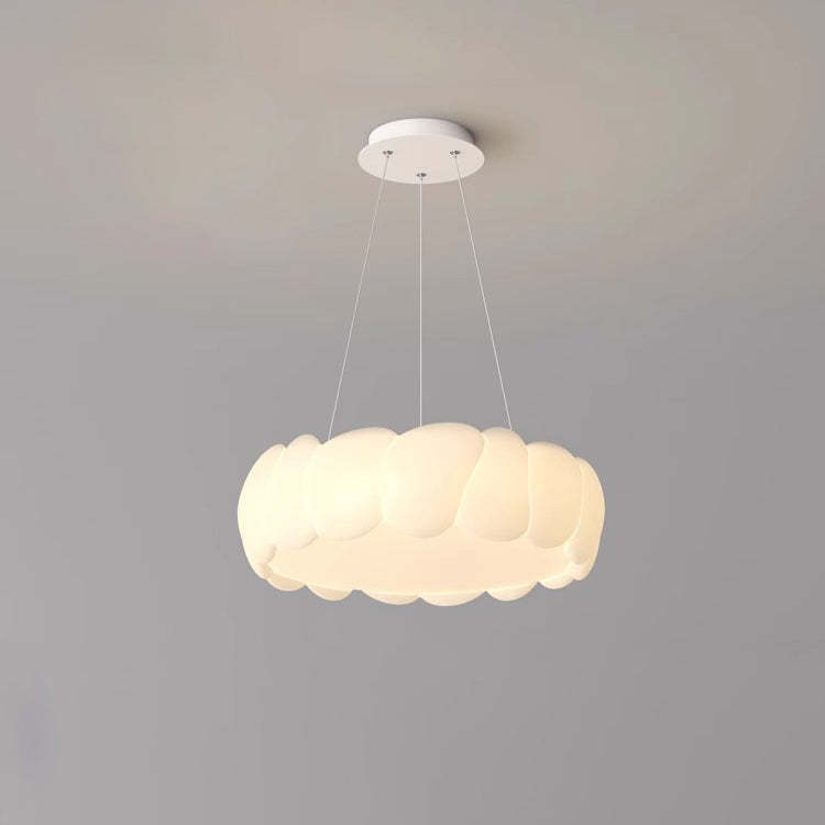 Contemporary Iron Bubble Wave Round LED Chandelier