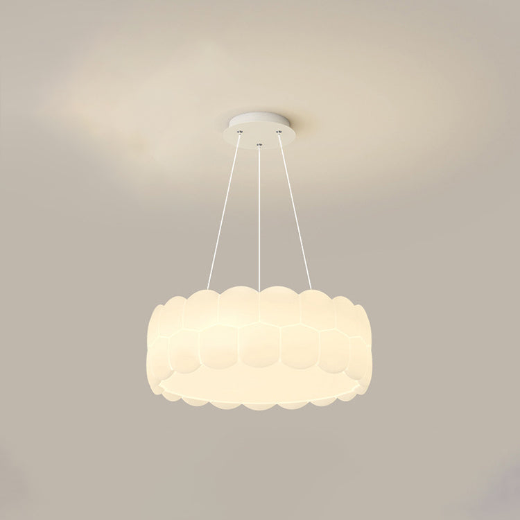 Contemporary Iron Bubble Wave Round LED Chandelier