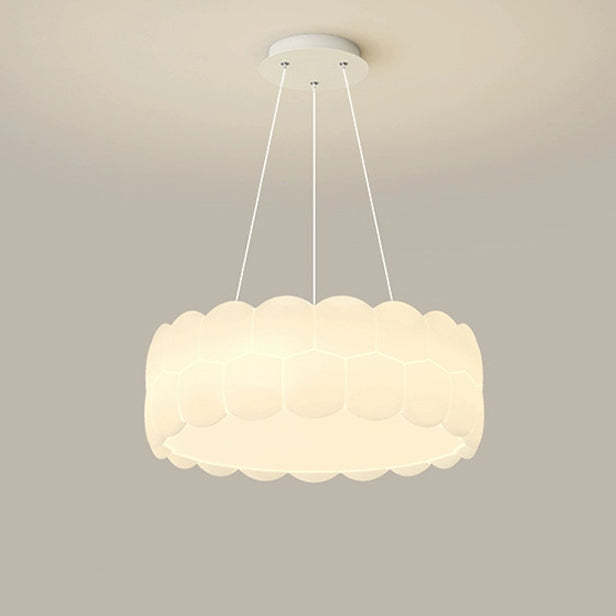 Contemporary Iron Bubble Wave Round LED Chandelier