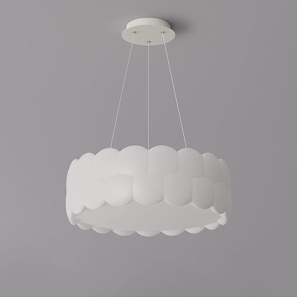 Contemporary Iron Bubble Wave Round LED Chandelier
