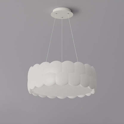 Contemporary Iron Bubble Wave Round LED Chandelier
