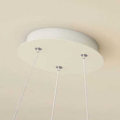 Contemporary Iron Bubble Wave Round LED Chandelier