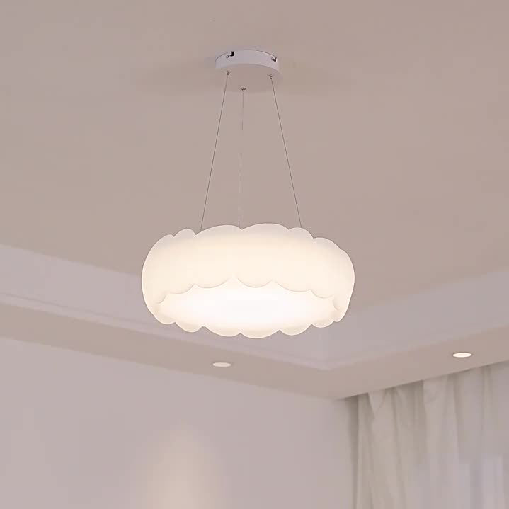 Contemporary Iron Bubble Wave Round LED Chandelier