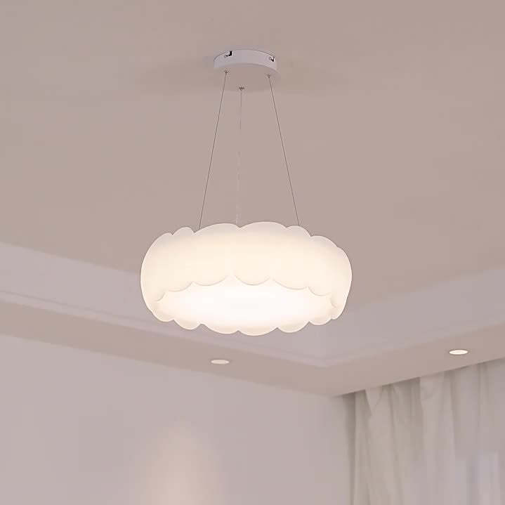 Contemporary Iron Bubble Wave Round LED Chandelier