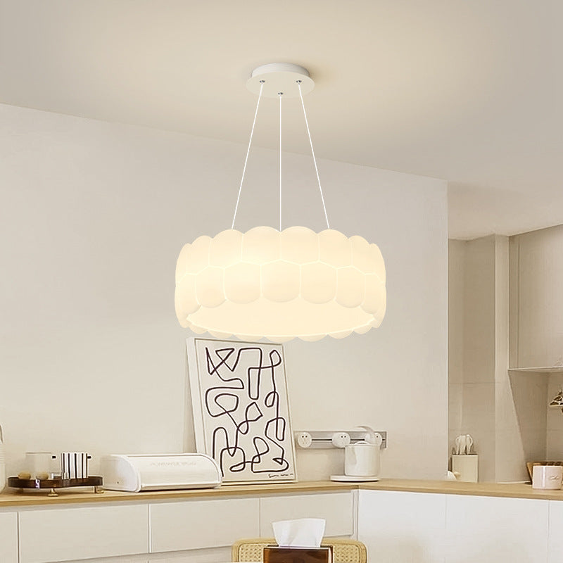 Contemporary Iron Bubble Wave Round LED Chandelier