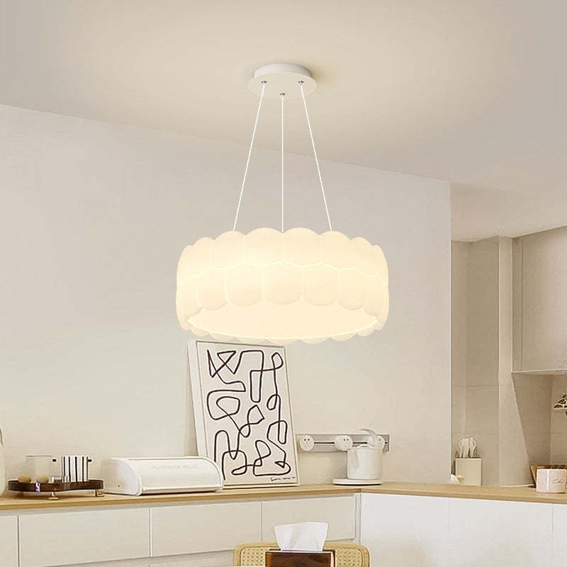 Contemporary Iron Bubble Wave Round LED Chandelier