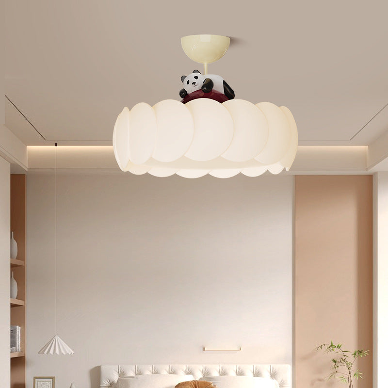 Modern Art Deco Iron Bear Bubble Ceiling Light