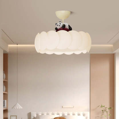 Modern Art Deco Iron Bear Bubble Ceiling Light