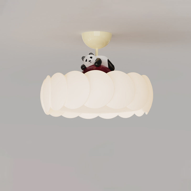 Modern Art Deco Iron Bear Bubble Ceiling Light