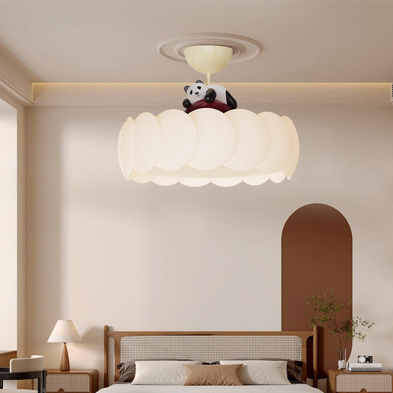 Modern Art Deco Iron Bear Bubble Ceiling Light