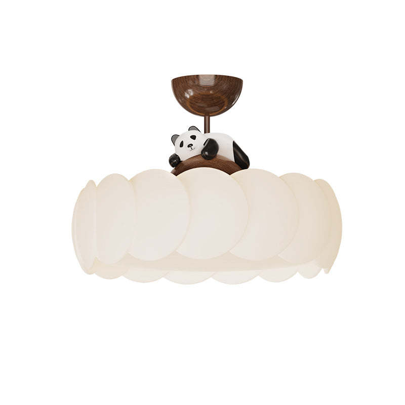 Modern Art Deco Iron Bear Bubble Ceiling Light