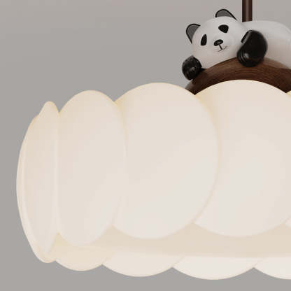 Modern Art Deco Iron Bear Bubble Ceiling Light