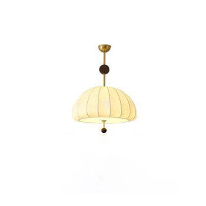 French Fabric Fan 3/5-Light Ceiling Light