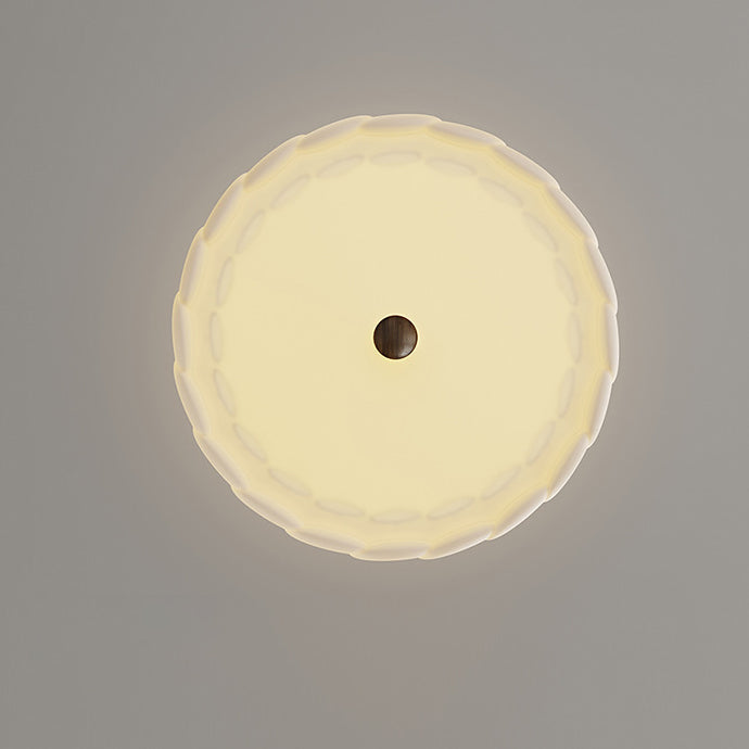 French Iron Cloud Wave LED Ceiling Light