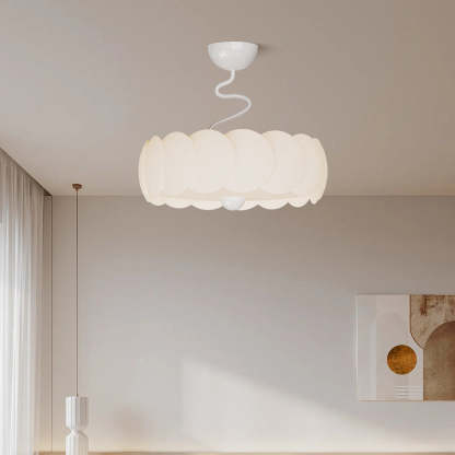 Minimalist Iron Curved LED Ceiling Light — White / Infinitely Dimmable / 110V-120V For US/C