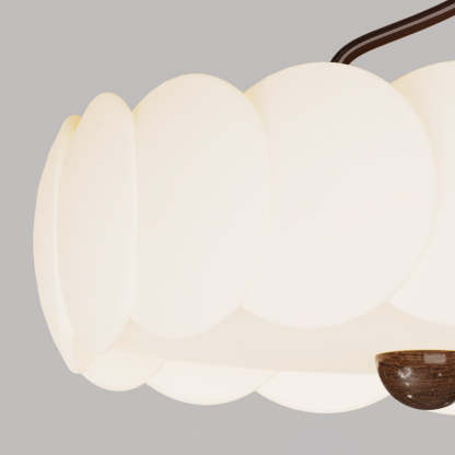 Minimalist Iron Curved LED Ceiling Light