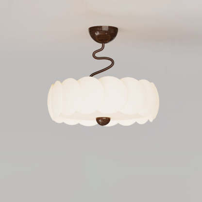 Minimalist Iron Curved LED Ceiling Light