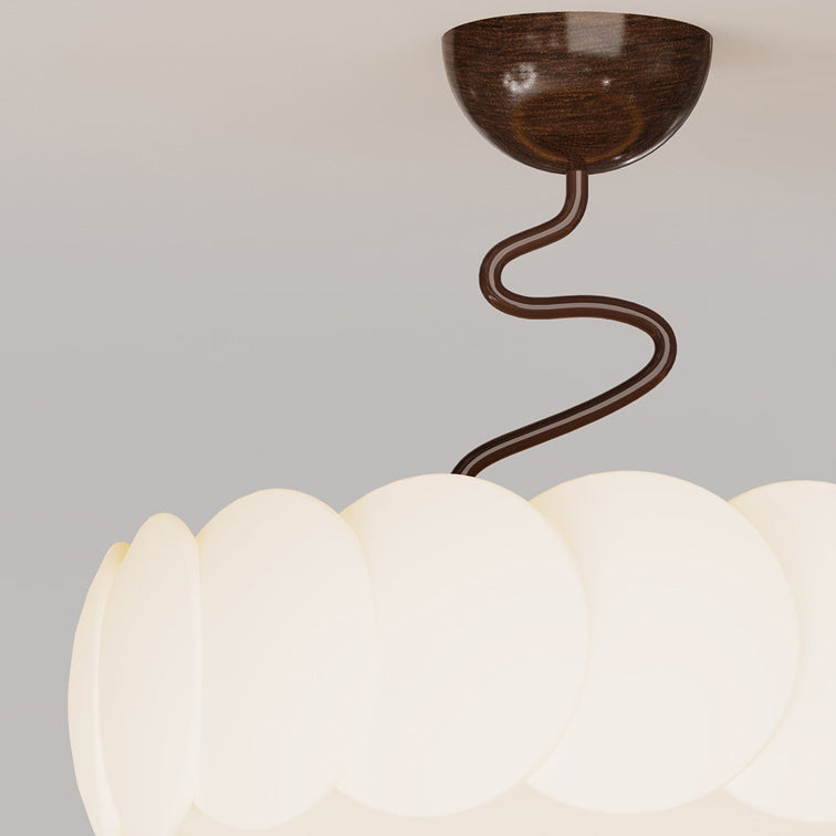 Minimalist Iron Curved LED Ceiling Light