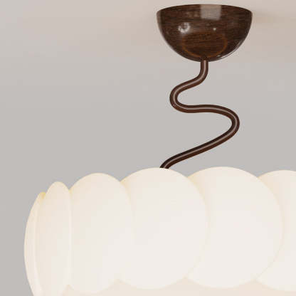 Minimalist Iron Curved LED Ceiling Light