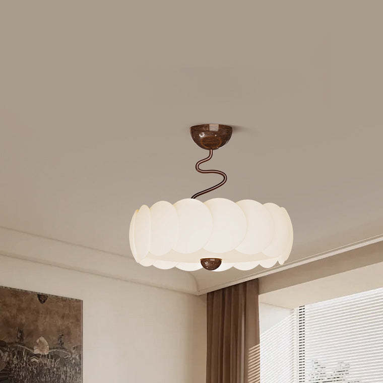 Minimalist Iron Curved LED Ceiling Light