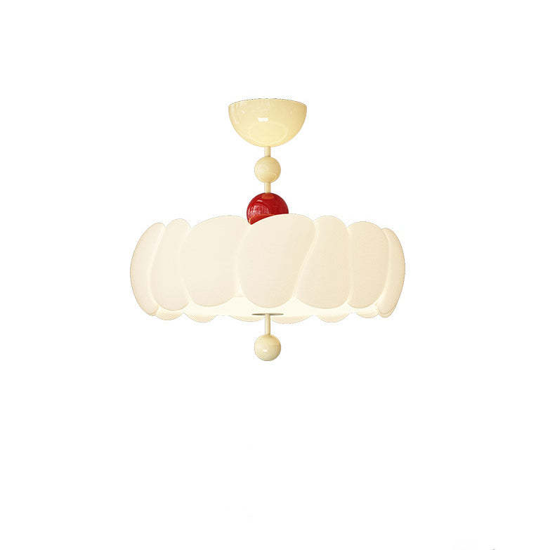 Scandinavian Iron Rippled Pumpkin Ceiling Light