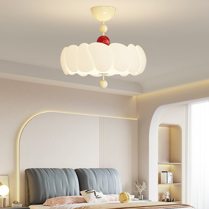 Scandinavian Iron Rippled Pumpkin Ceiling Light