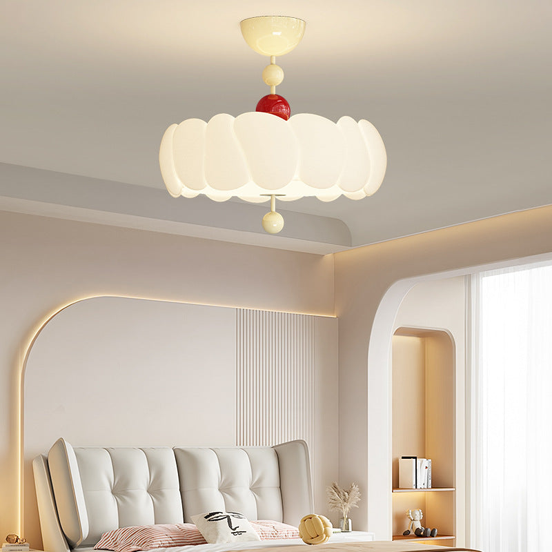 Scandinavian Iron Rippled Pumpkin Ceiling Light