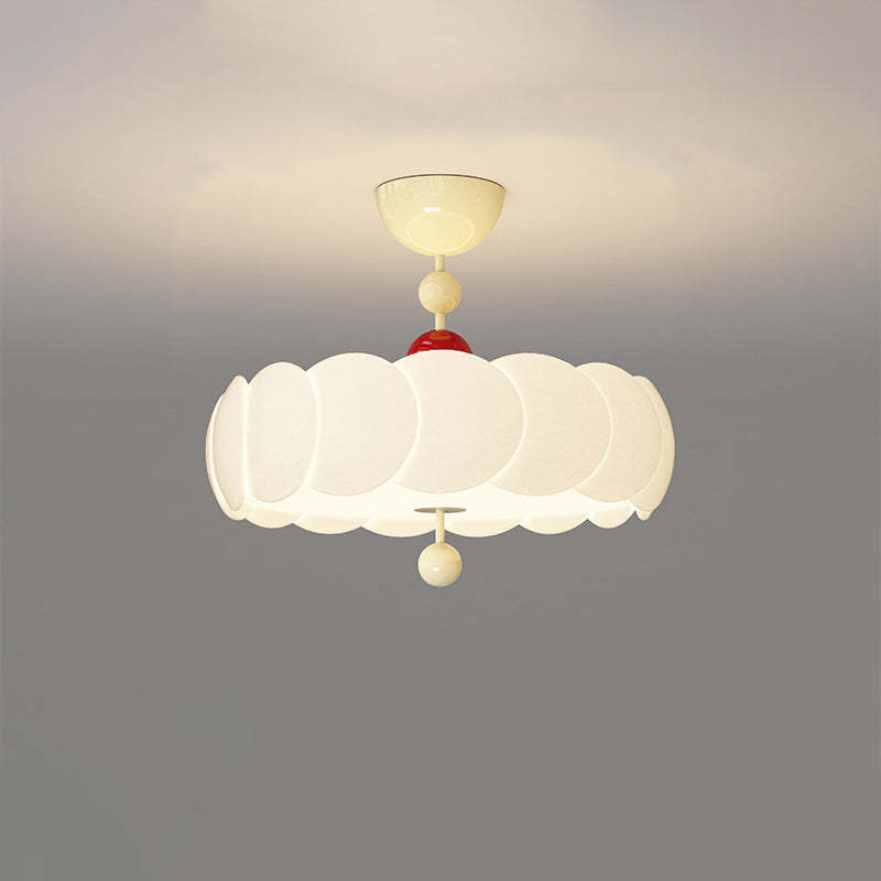 Scandinavian Iron Rippled Pumpkin Ceiling Light