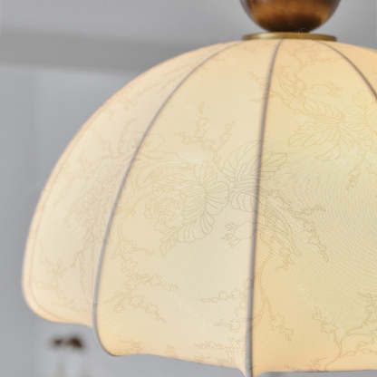 Vintage Metal Semi-Circle 1-Light Ceiling Light