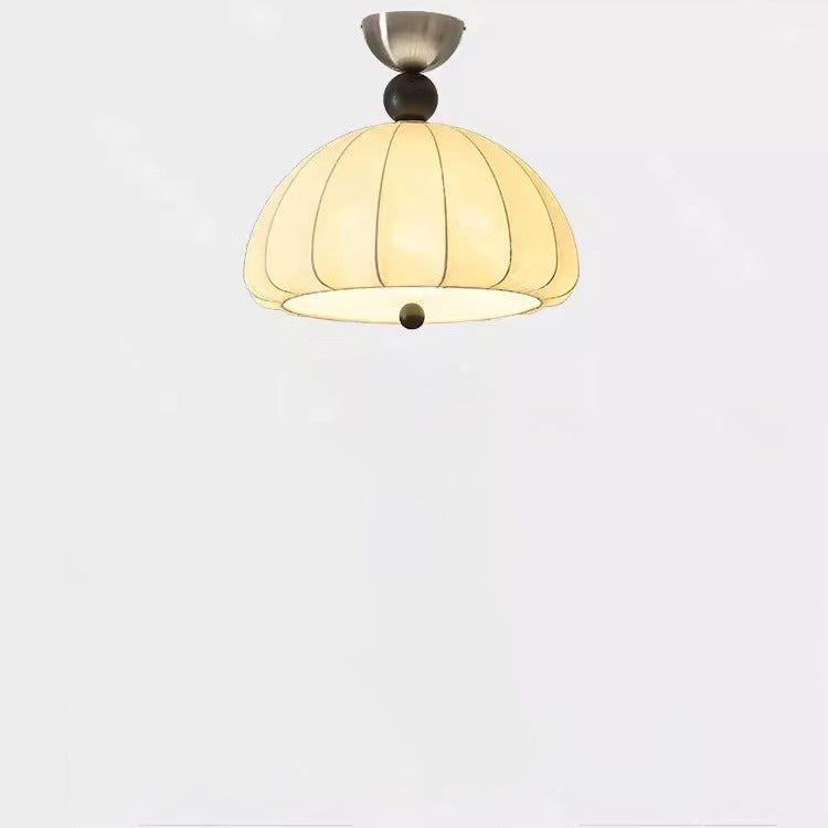 Vintage Metal Semi-Circle 1-Light Ceiling Light