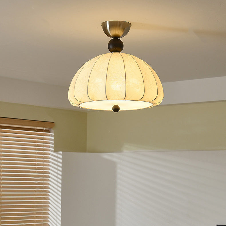 Vintage Metal Semi-Circle 1-Light Ceiling Light — 220V-240V For UK/AU