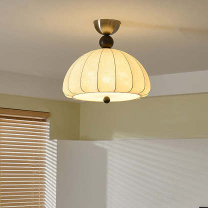Vintage Metal Semi-Circle 1-Light Ceiling Light — 220V-240V For UK/AU