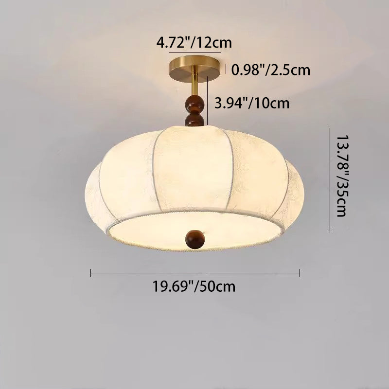 Vintage Metal Flat Globe 4/5-Light Ceiling Light — 110V-120V For US/C